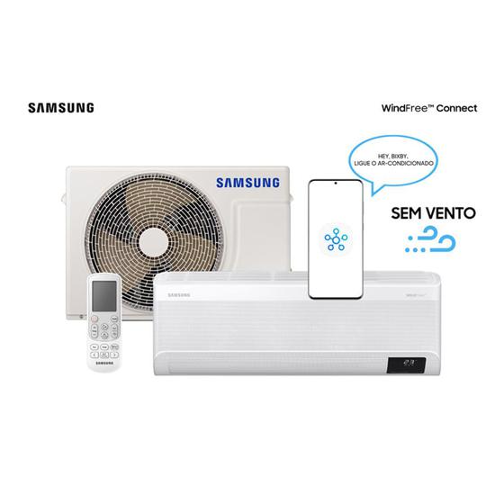 Ar Condicionado Split Inverter Samsung WindFree Connect Sem Vento 12000 BTU/h Frio AR12BVFAAWKNAZ – 220 Volts