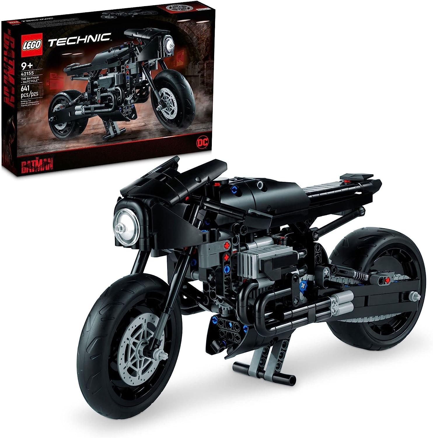 LEGO® Technic BATMAN – BATCYCLE™ 42155; Conjunto de Construção (641 Peças)
