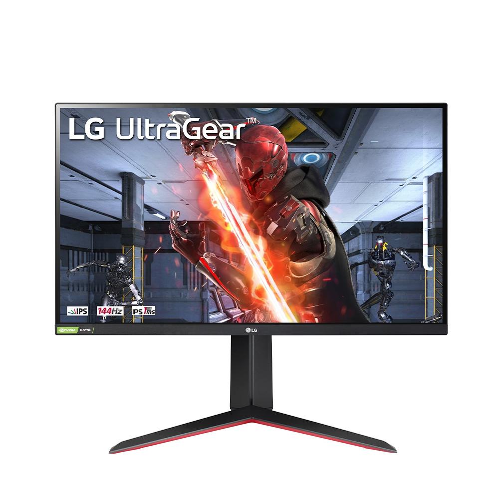 Monitor Gamer LG UltraGear 27 Full HD, 144Hz, 1ms, IPS, HDMI e DisplayPort, HDR 10, 99% sRGB, FreeSync Premium, VESA – 27GN65R