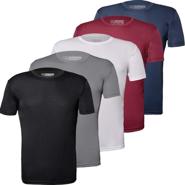 Kit 5 Camisetas Novastreet Dry Fit Anti Suor – Linha Premium