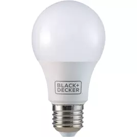 Lampada LED Bulbo Black+Decker, Branca, 9W, Bivolt, Base E27