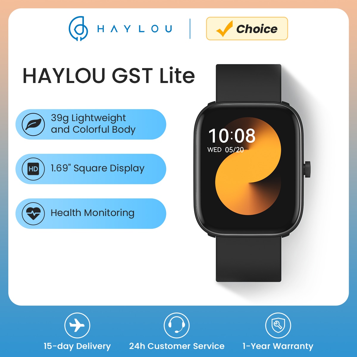 Smartwatch Haylou GST Lite