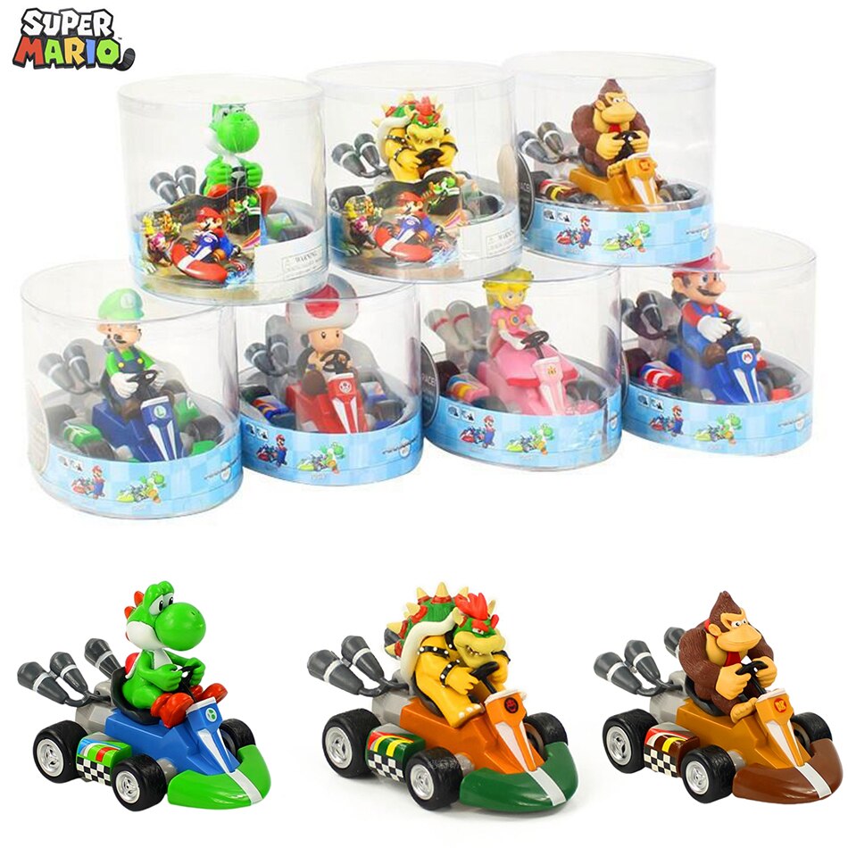 Brinquedo Boneco Mario Kart com Caixa Takara Tomy