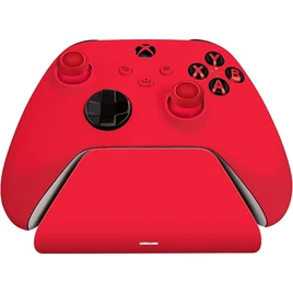 Razer Universal Quick Charging Stand for Xbox Series X|S: Magnetic Secure Charging – Perfectly Matches Xbox Wireless Controllers – USB Powered – Pulse Red (Controller Sold Separately)