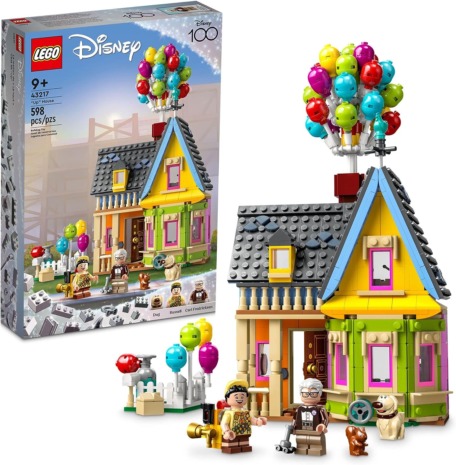 43217 LEGO® ǀ Disney e Pixar Casa de “Up – Altas Aventuras”; Conjunto de Construção (598 Peças)