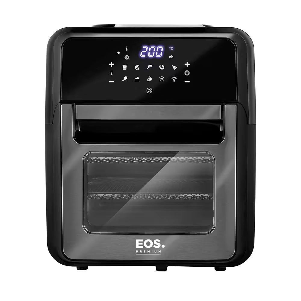 Fritadeira Sem Óleo Air Fryer EOS Premium 12L Digital Touch Titanium EAF12T 220V