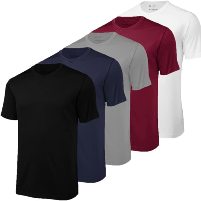 Kit 5 Camisetas Academia Dry Fit UV Protection Performance by ZAROC