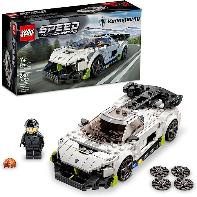 76900 LEGO® Speed Champions Koenigsegg Jesko; Kit de Construção (280 peças)