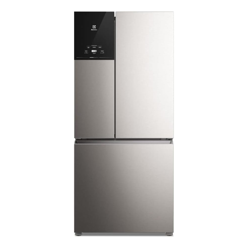Refrigerador Multidoor Efficient Electrolux de 03 Portas Frost Free com 590 Litros Autosense e Inverter Inox Look –