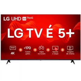 Smart TV 65″ LG 4K UHD ThinQ AI 65UR8750PSA HDR, Bluetooth, Alexa, Airplay 2, 3 HDMIs