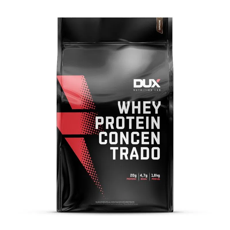 DUX Whey Protein Concentrado Refil (1.8Kg) – Sabor Baunilha