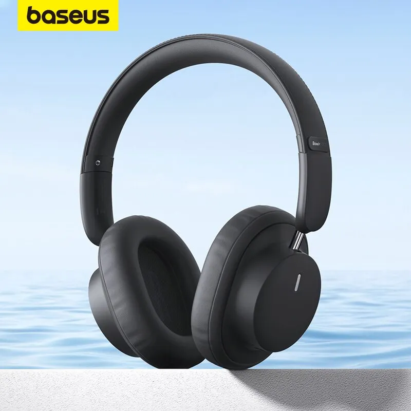 Headphone Baseus Bowie D03 com Ultra Baixa Latência(0,8s), Bluetooth v5.3, Drivers de 40mm, Até 30h de Bateria