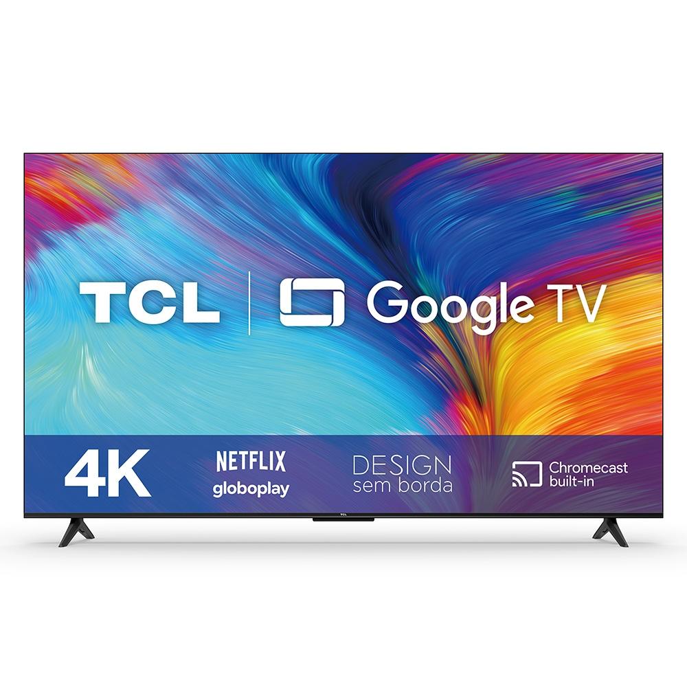 Smart TV TCL 43 Polegadas LED 4K UHD, Google TV, 3 HDMI, 1 USB, Wi-Fi, Bluetooth, HDR, Google Assistente – 43P635