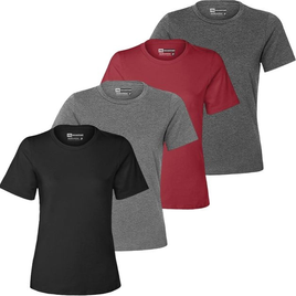 Kit 04 Camisetas Plus Size Feminina – Linha Premium