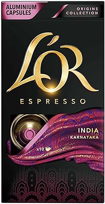 L'OR Café L'Or Cápsula Índia-- 10 Cápsulas - 52 Gramas