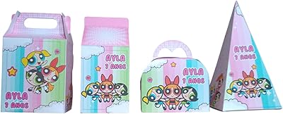 Kit 32 Caixinhas Surpresa Personalizadas Meninas Super Poderosas Lembrancinhas Aniversário