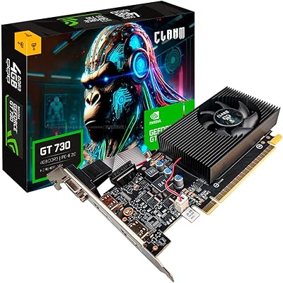 Placa de Vídeo NVidia GeForce GT730 Clanm 4GB DDR3 128bit PCI-E 2.0 DirectX 11 CL-GT730LP-2GD3-A