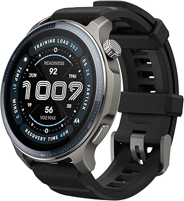 Amazfit Balance 2 Smartwatch Original 2 Pulseiras Smartwatch 47mm AMOLED Display de Vidro Safira, Mapas Offline, GPS Dual Band, 21 Dias de Autonomia, 170+ Modos de Esportes_Preto