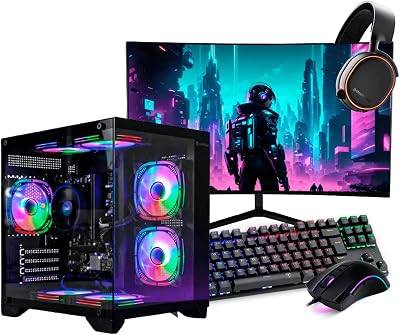 PC Gamer Completo Ryzen 7 5700G, AMD, 16GB DDR4, SSD NVMe 500GB, 500W 80 Plus, Windows 11 Pro, PCR7G08-E