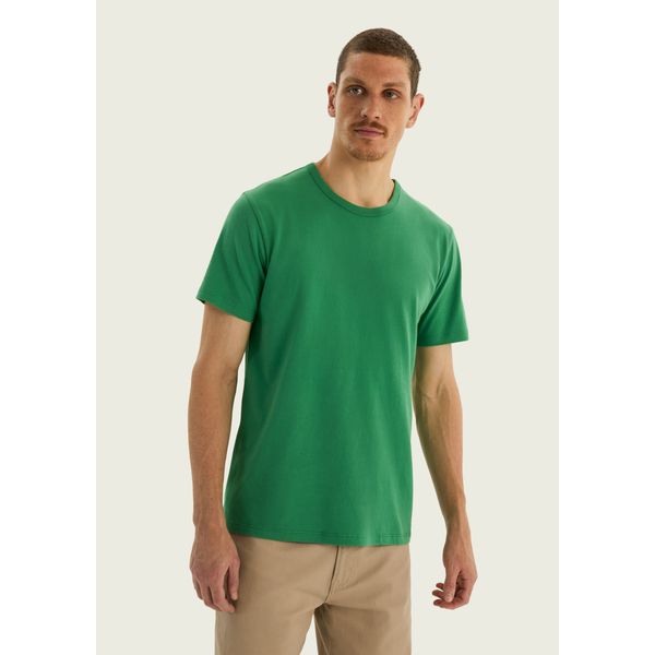Camiseta Básica Masculina Manga Curta Slim - Verde por R$39,99 na Hering (33% OFF)