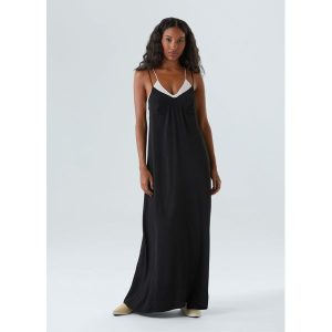 Vestido sobreposicão alças midi por R7,00 na Osklen (72% OFF)