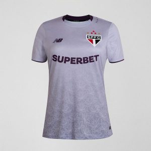Camisa Lótus Spfc 2026 Feminina por R$269,99 na New Balance (40% OFF)