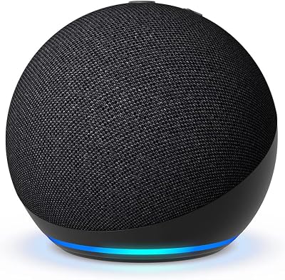 Echo Dot (Geração mais recente) | Smart speaker com Alexa, som vibrante e potente, Wi-Fi e Bluetooth | Cor Preta, com Aces...