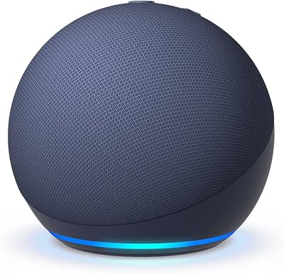 Echo Dot (Geração mais recente) | Smart speaker com Alexa, som vibrante e potente, Wi-Fi e Bluetooth | Cor Azul, com Acess...