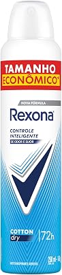 Rexona Antitranspirante Aerossol Cotton Dry 250 ML, Leve Mais Pague Menos, Embalagem Pode Variar